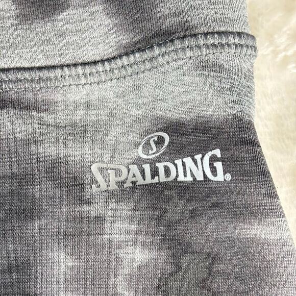 Spalding Capri Leggings Speed-Dri Women's 1X Gray Athletic / Athleisure - Picture 4 of 11